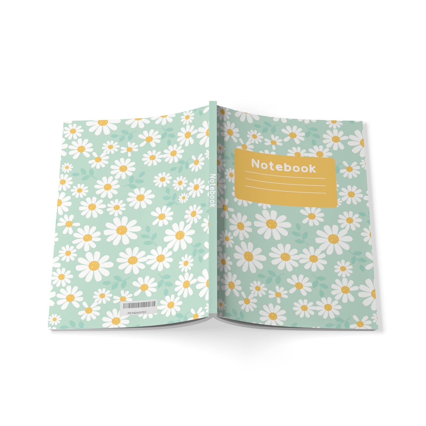 Floral Softcover Notebook, Stylish Journal for Note-Taking, Floral Diary, Gift for Students, Eco-Friendly Notepad, Compact A5 Size