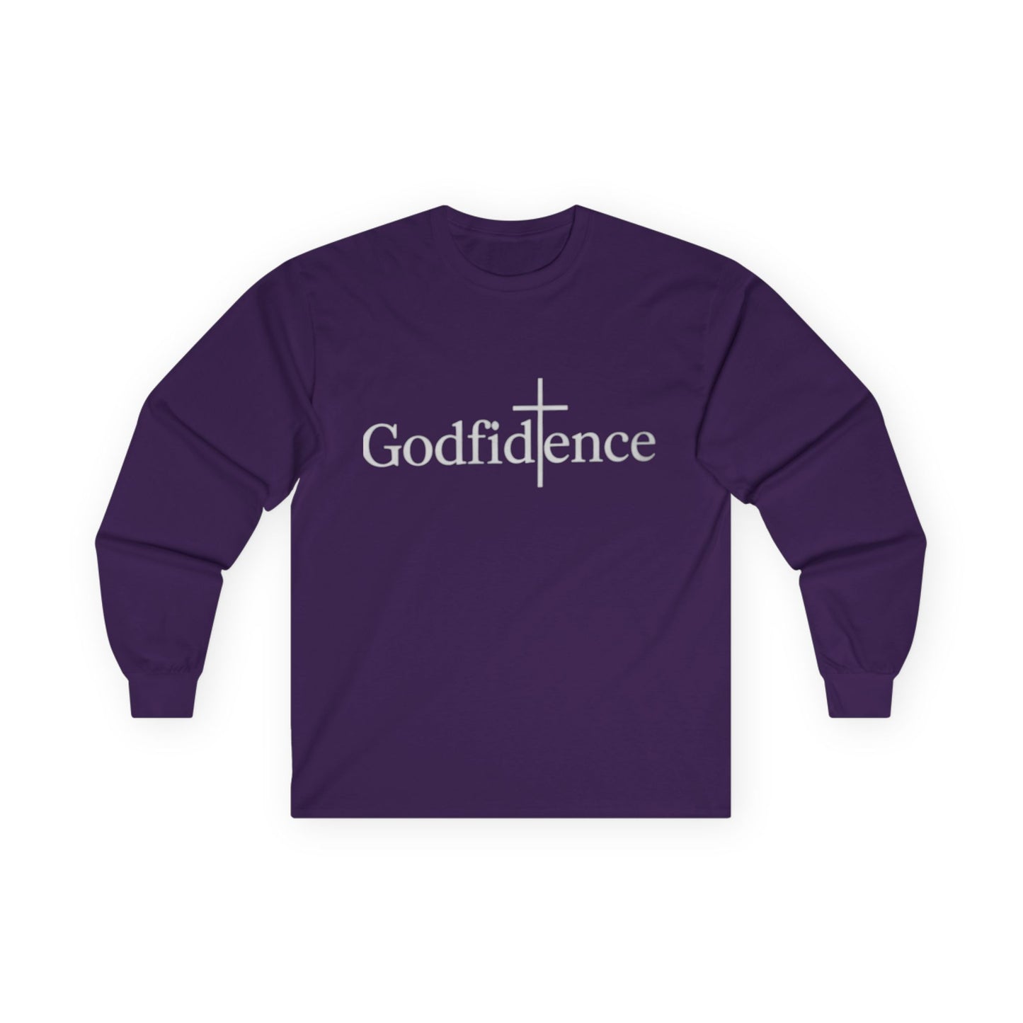 Godfidence Long Sleeve T-Shirt - Faith-Based Apparel