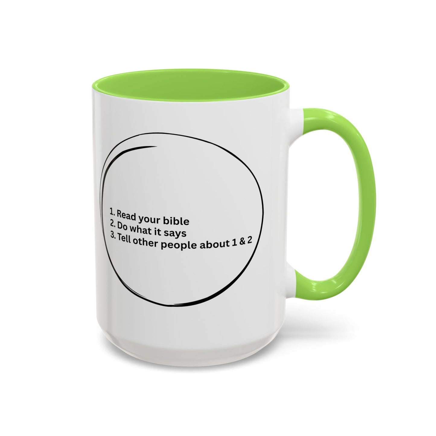 Faith-Forward Mugs, in many amazing accent colors.