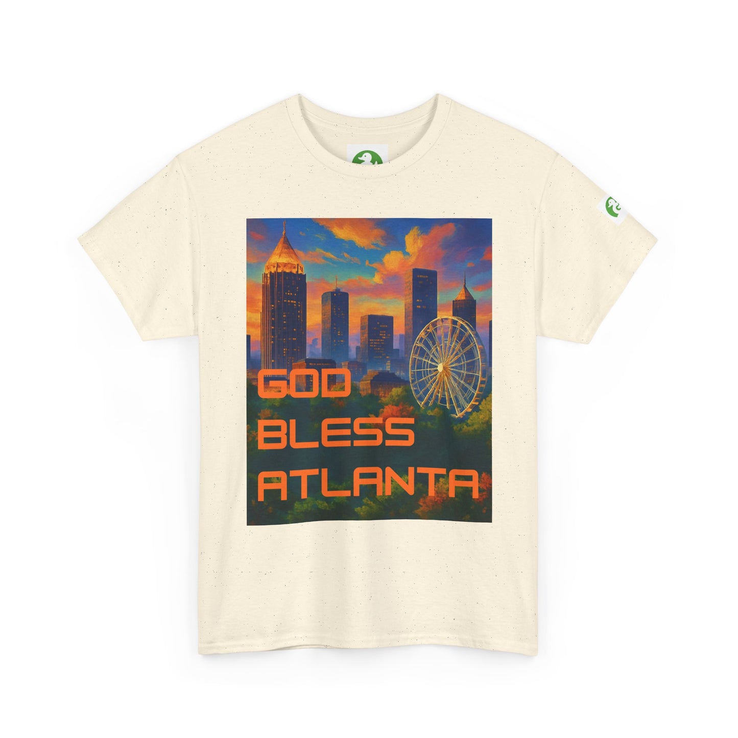 City Skyline Tee Shirt - God Bless Atlanta Design