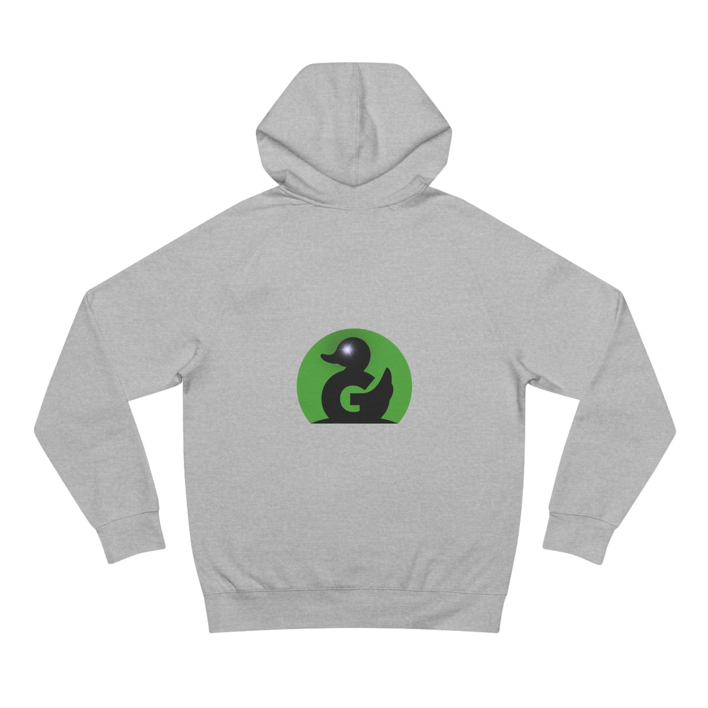 Green Duck Unisex Hoodie – Iconic Logo, Black Trim, Sparkle Eye Detail | Soft Premium Fit