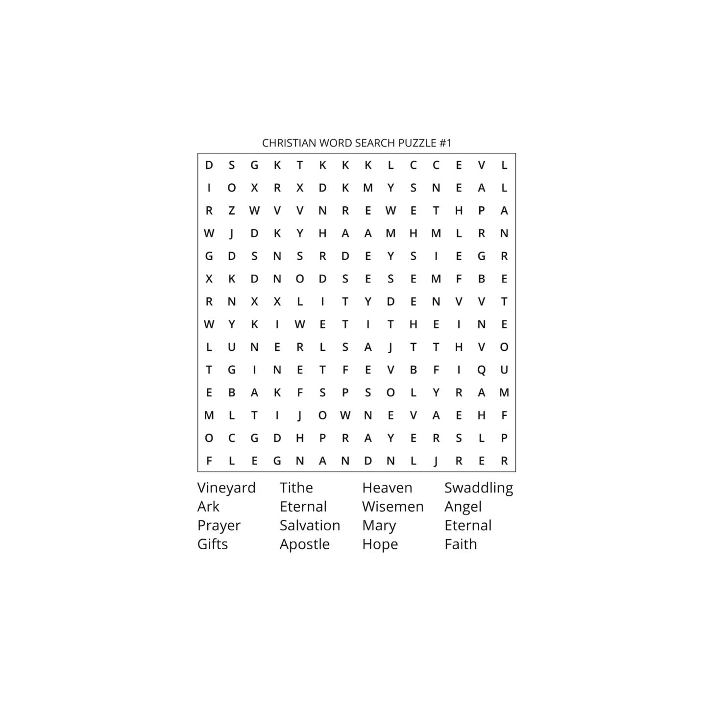 100 Christian Word Search Puzzles: Christmas Edition 2025