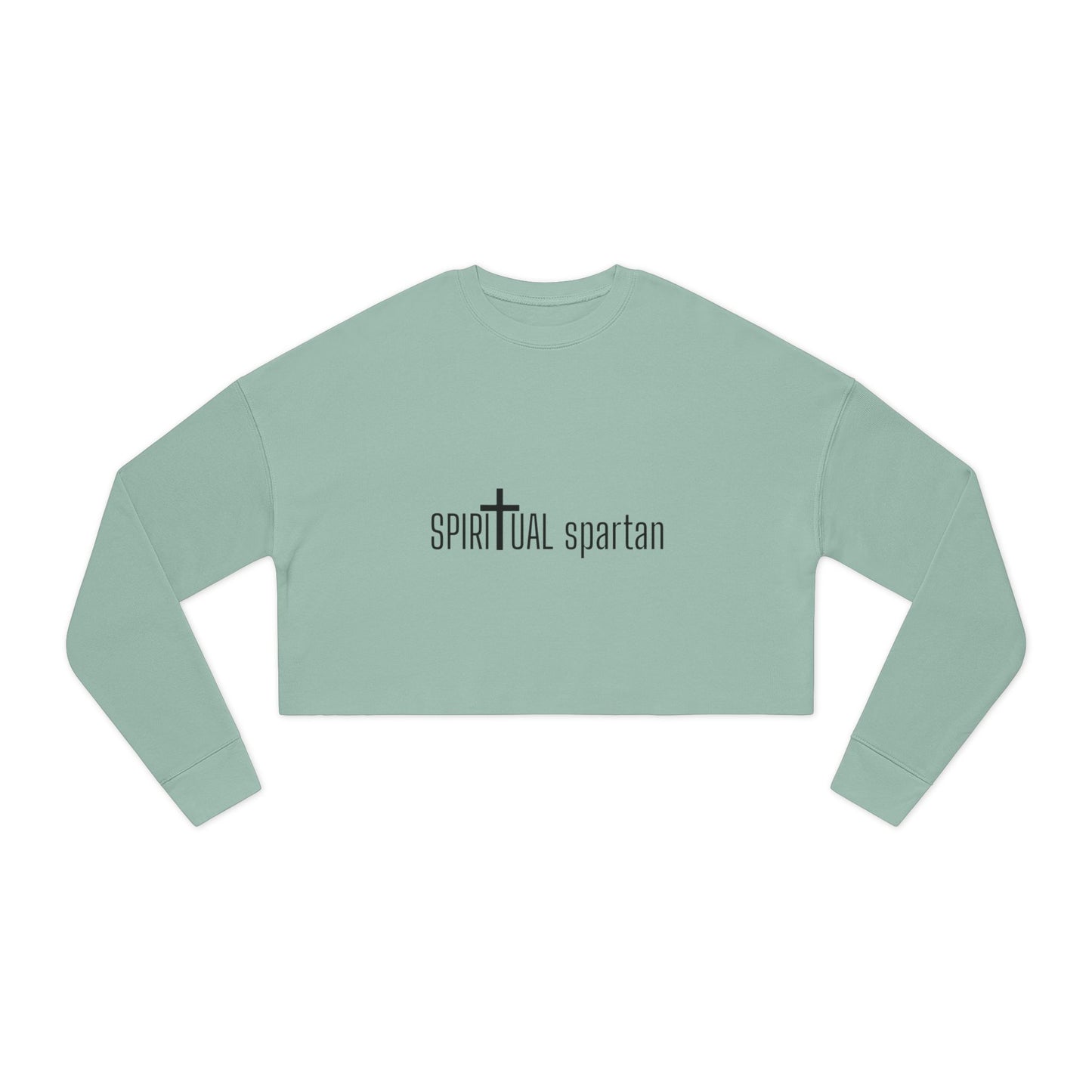 Cropped Sweatshirt - Spiritual Spartan - Sleek/Design