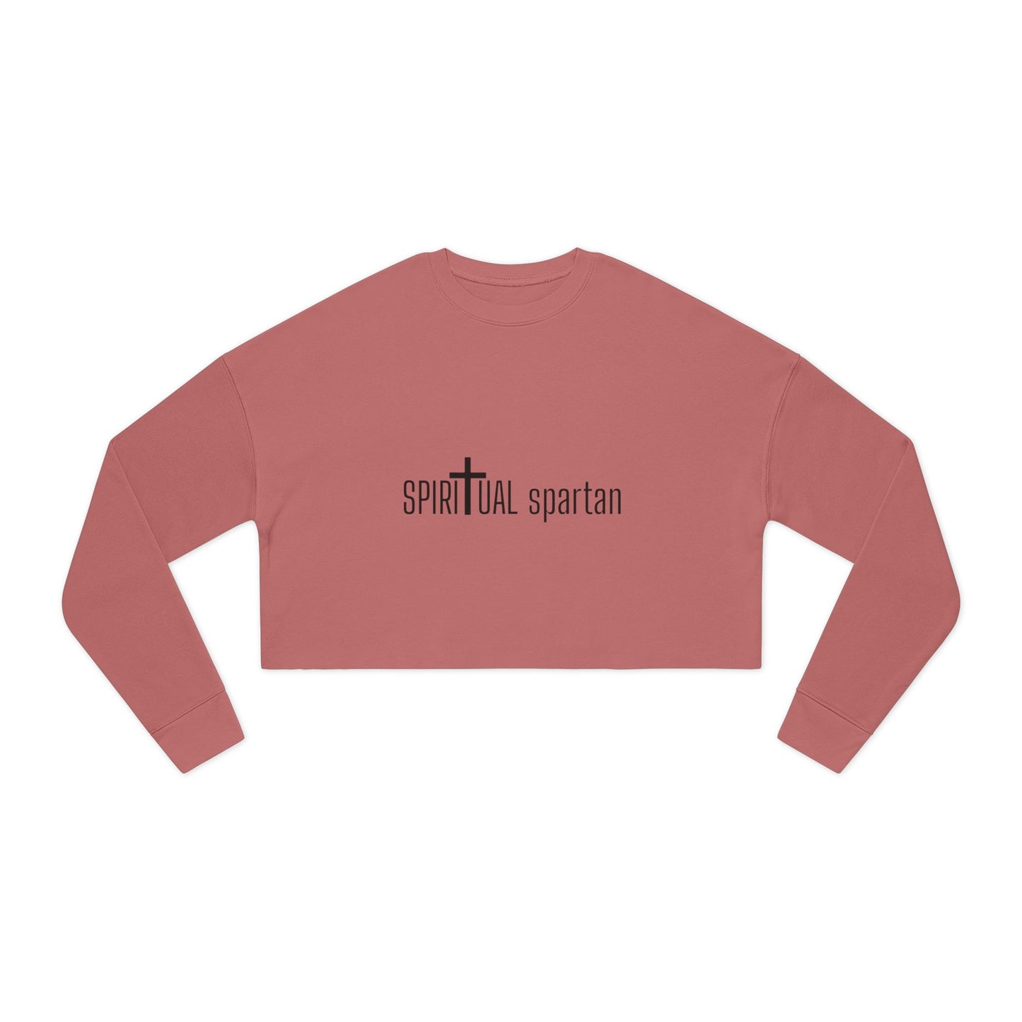 Cropped Sweatshirt - Spiritual Spartan - Sleek/Design