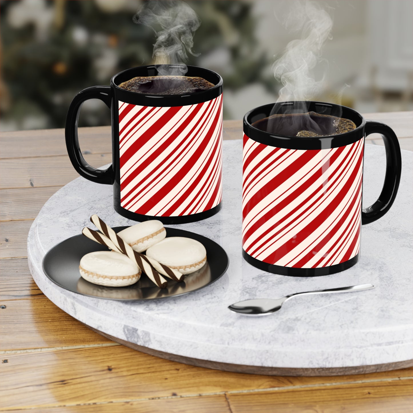 Christmas Coffee Mug - Candy cane design