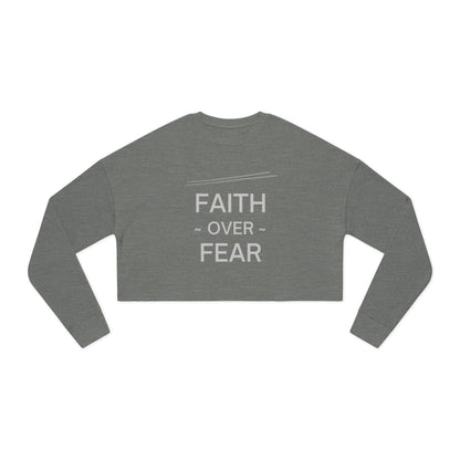 Faith Over Fear Sweatshirt - Christian Crewneck, 3 color options