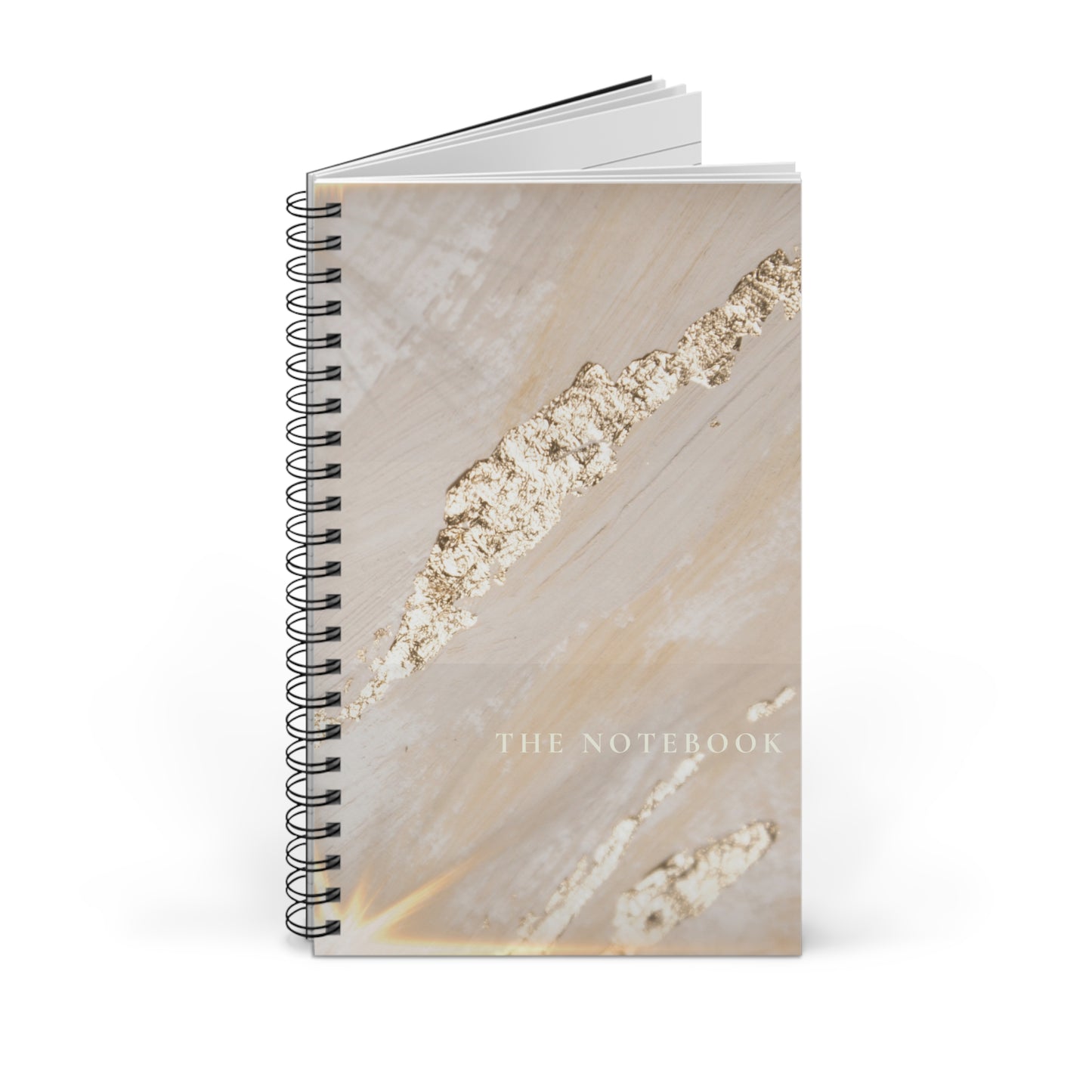 Elegant Spiral Notebook - Ruled Notes, Journal for Students, Stylish Writing Pad, Gift for Writers, Aesthetic Stationery
