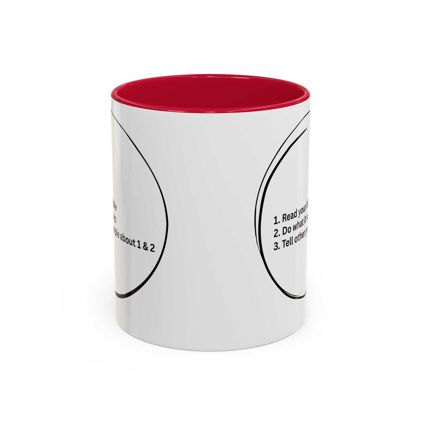 Faith-Forward Mugs, in many amazing accent colors.