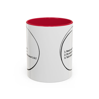 Faith-Forward Mugs, in many amazing accent colors.