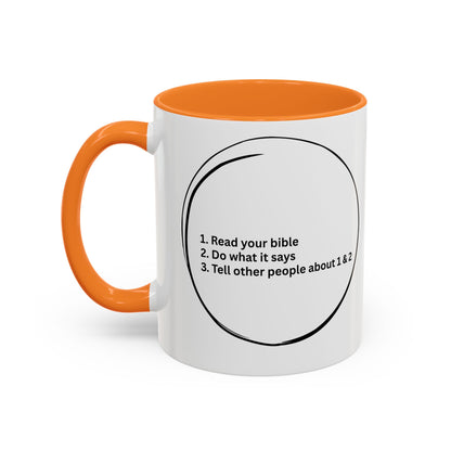 Faith-Forward Mugs, in many amazing accent colors.