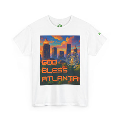 City Skyline Tee Shirt - God Bless Atlanta Design