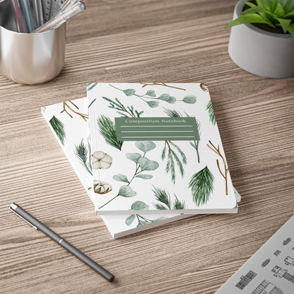 Botanical Notebook: Eco-Friendly Floral Softcover Journal