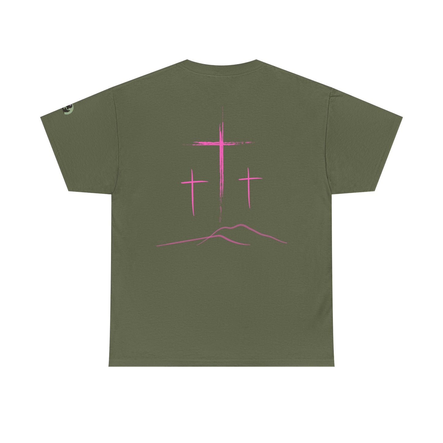 Premium Tee | with 3 Pink Crosses on the back