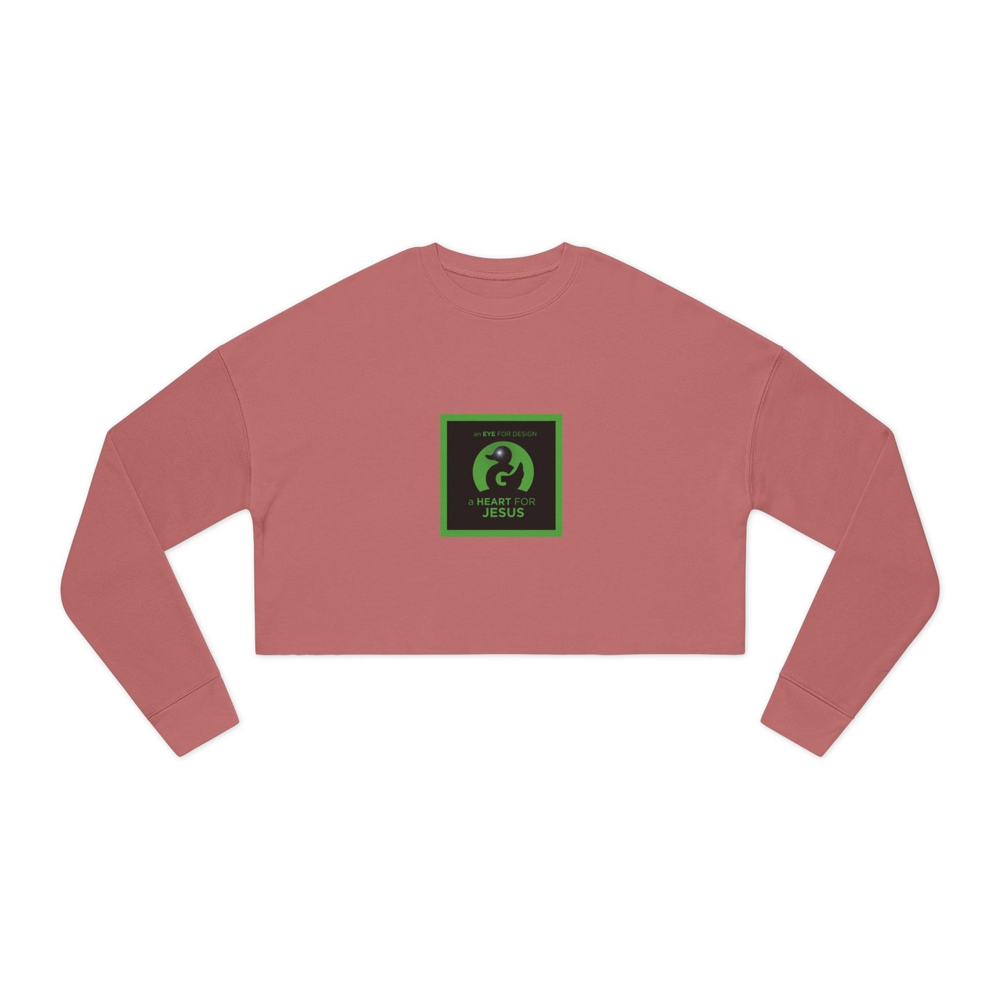 Premium Crewneck Sweatshirt | an EYE for Design. A Heart for Jesus.