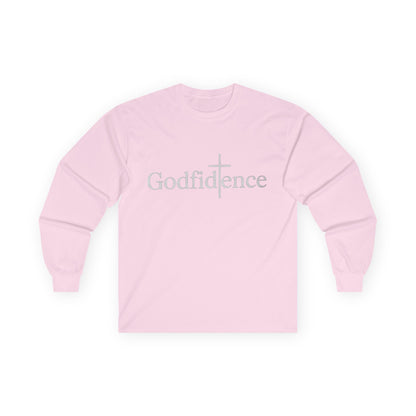 Godfidence Long Sleeve T-Shirt - Faith-Based Apparel
