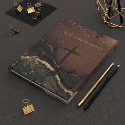Christian Gratitude Journal with "To God Be the Glory" cover for faith-based prayer and reflection
