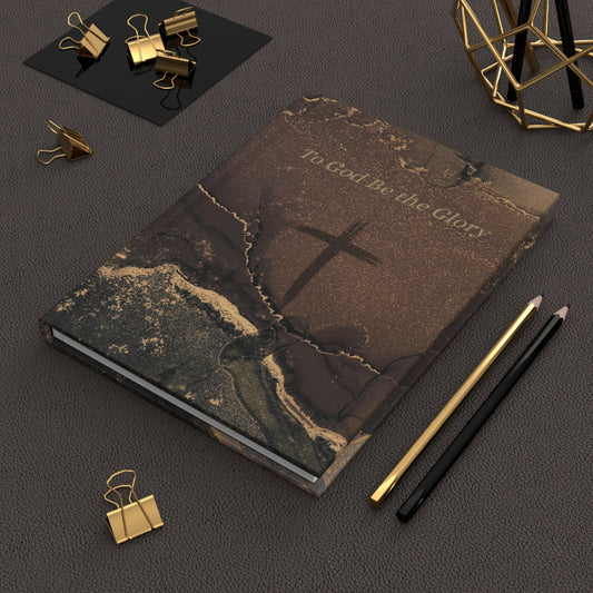 Christian Gratitude Journal with "To God Be the Glory" cover for faith-based prayer and reflection