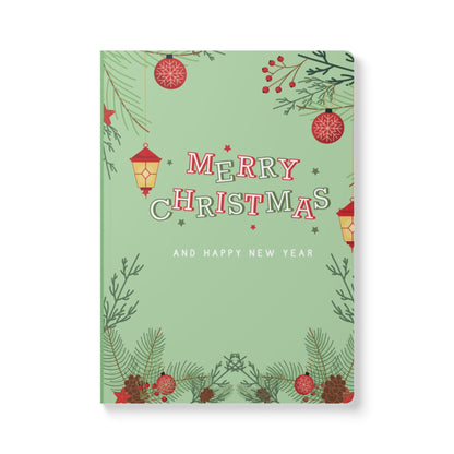Merry Christmas & Happy New Year, Softcover Notebook