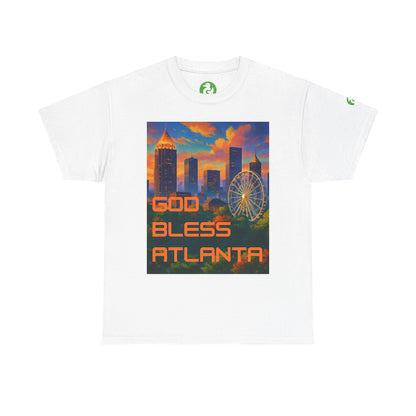 City Skyline Tee Shirt - God Bless Atlanta Design