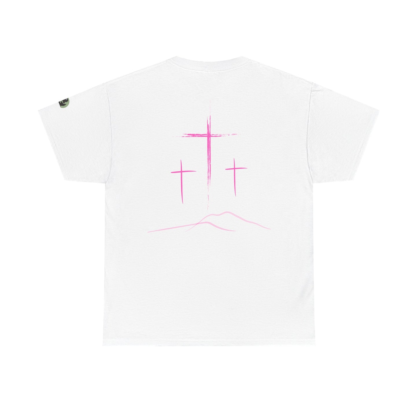 Premium Tee | with 3 Pink Crosses on the back