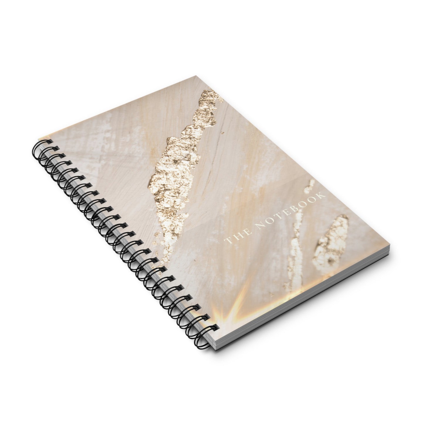 Elegante cuaderno de espiral - Rayado, diario para estudiantes, bloc de notas con estilo, regalo para escritores, papelería estética