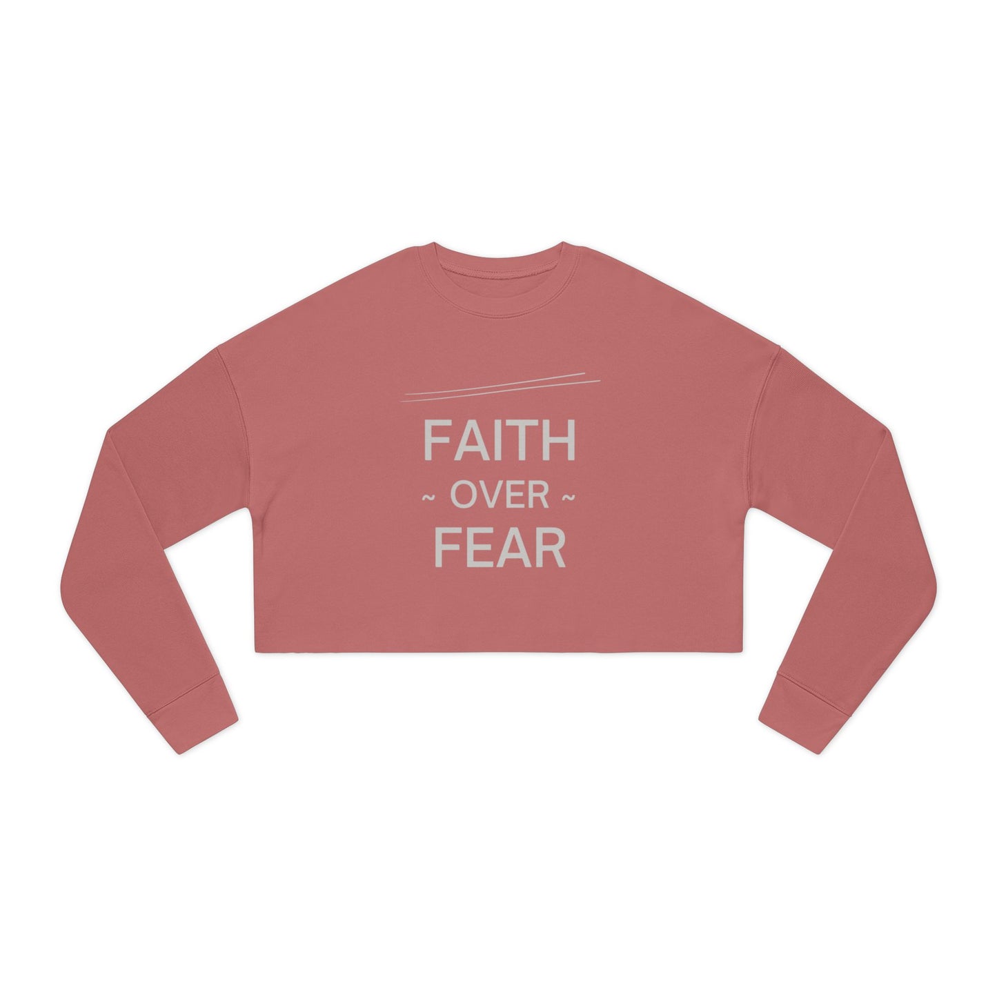 Faith Over Fear Sweatshirt - Christian Crewneck, 3 color options