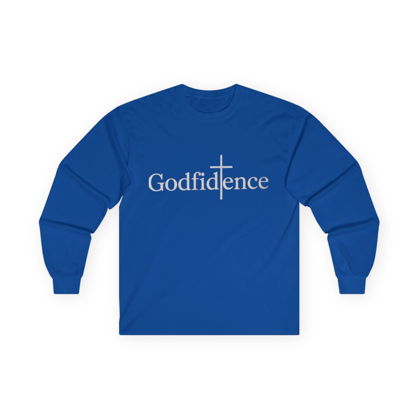 Godfidence Long Sleeve T-Shirt - Faith-Based Apparel