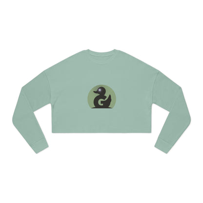 STYLISH DUCK, Glowing Eye Logo - premium crewneck sweatshirt