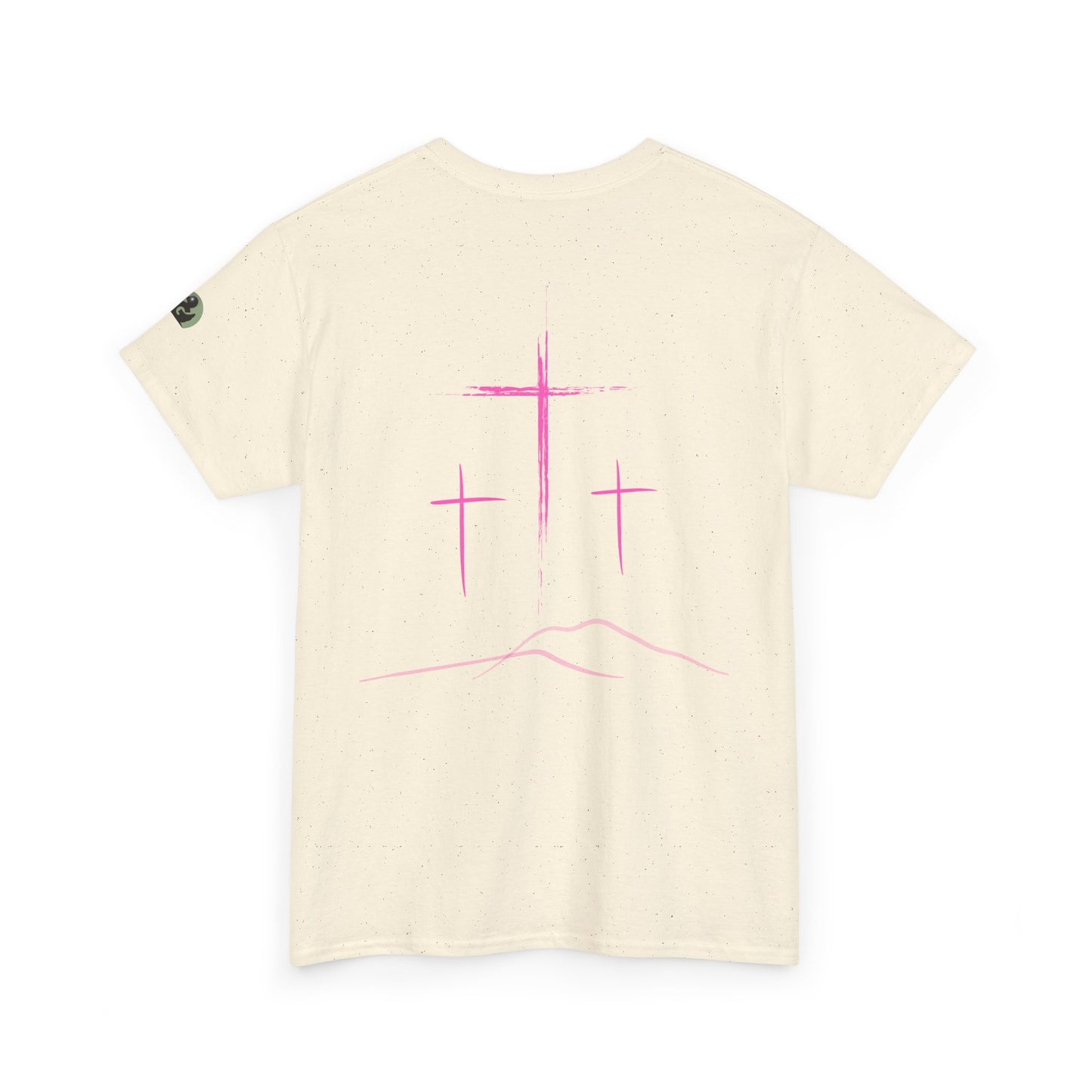 Premium Tee | with 3 Pink Crosses on the back