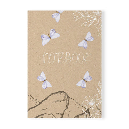 Butterfly Notebook: Eco-Friendly Floral Journal for Writers & Students