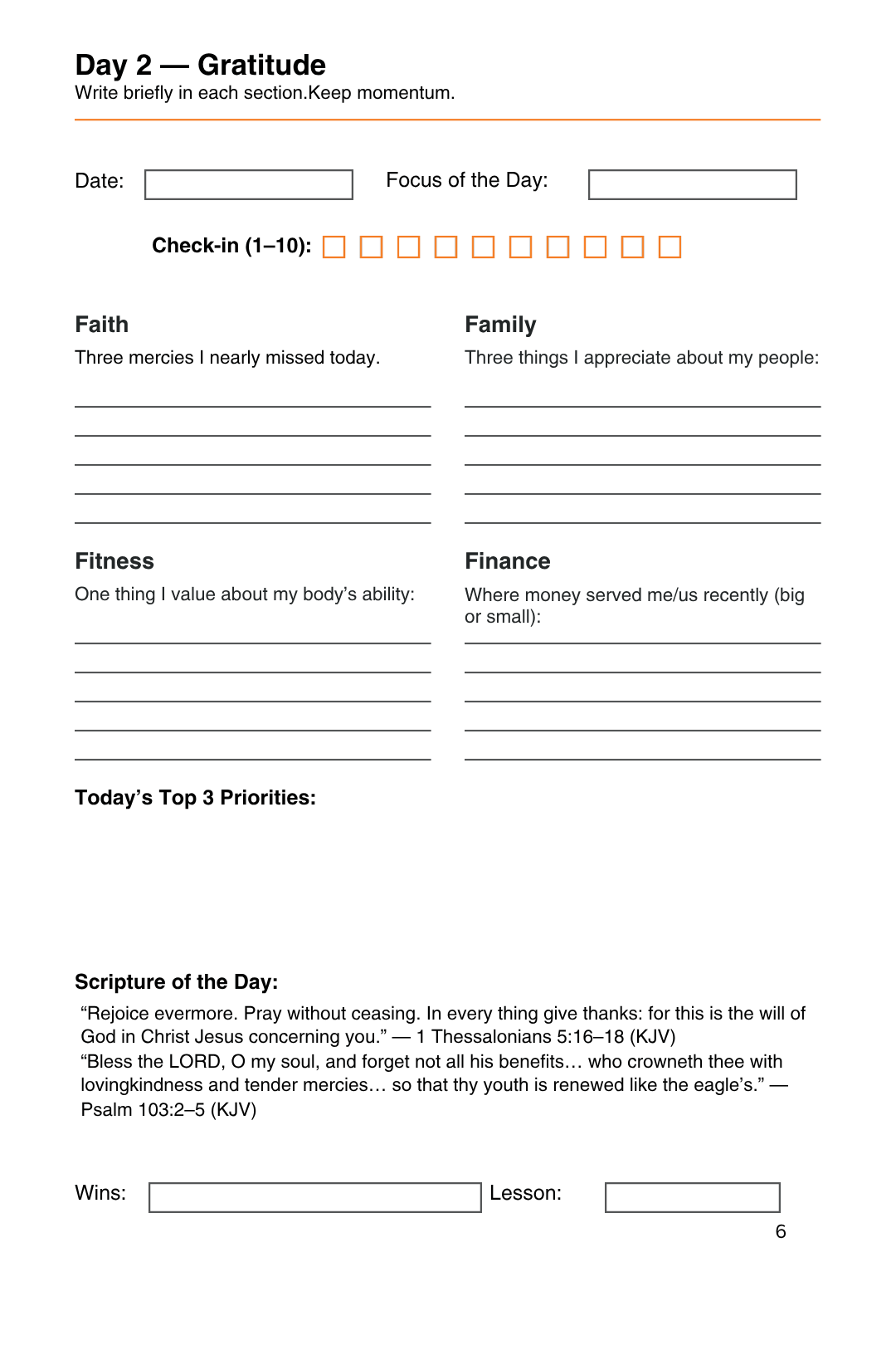 The Path — Faith. Family. Fitness. Finances. A Daily prompted journal for ladies that fouces on these 4 critical areas.