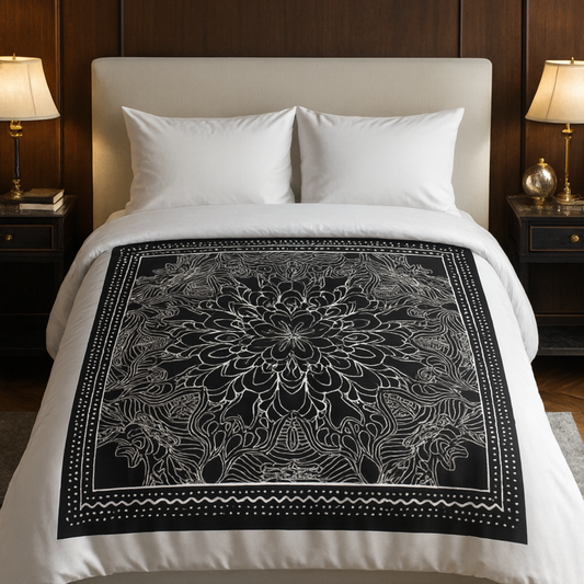 Beautiful Western Design, Cotton Comforter — Rustic Bedding *** ( Please See Note, below)