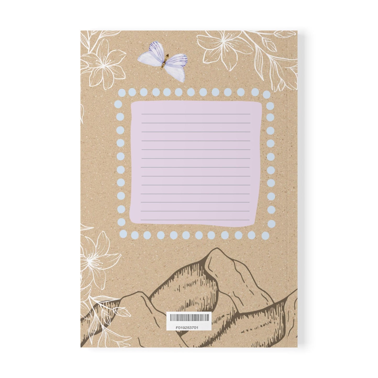 Butterfly Notebook: Eco-Friendly Floral Journal for Writers & Students